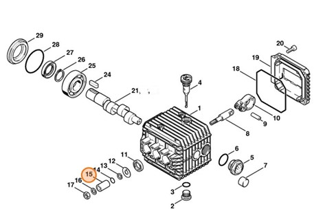 Tłok, Stihl 47357013100