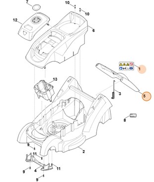 Pokrywa, Stihl 63207002717