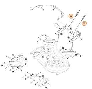 Sprężyna naciągowa, Stihl 61657035100