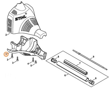 Obudowa silnika, Stihl 41400203001
