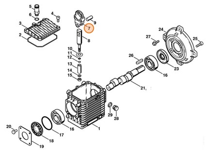 Korbowód, Stihl 47367011700