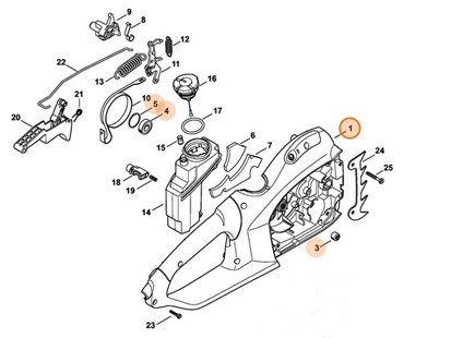 Korpus rękojeści, Stihl 12107901002