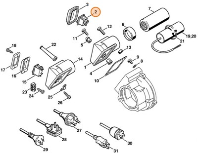 Przełącznik, Stihl 47134300500