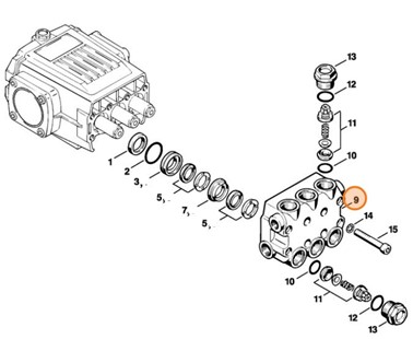 Blok zaworowy, Stihl 47167011200