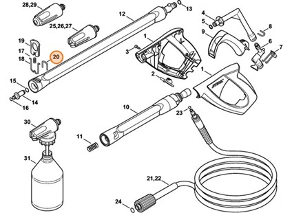 Ramię, Stihl 49155050902