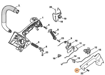 Okładzina uchwytu, Stihl 11457910600