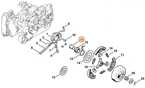 Tuleja dystansowa, Stihl 11286476600