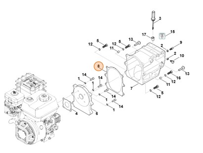 Uszczelka, Stihl 62516490304