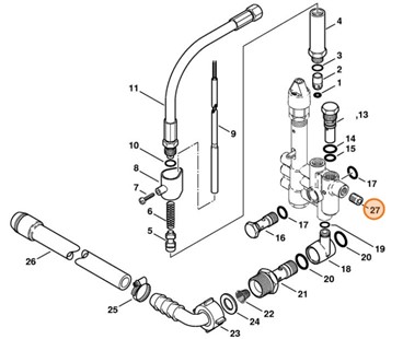 Śruba zamykająca, Stihl 47705180100