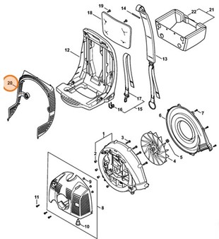 Kratka ochronna, Stihl 42447068003