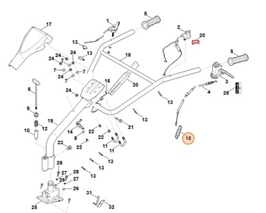 Sprężyna naciągowa, Stihl 62507164900