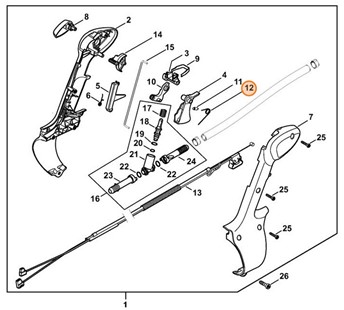 Sprężyna ramieniowa, Stihl 42441824500