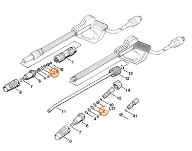 Pierścień oporowy 11,7-14,5x1.2, Stihl 96529451613