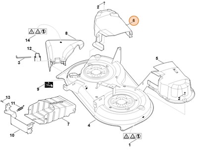 Osłona prawa, Stihl 61657802040