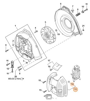 Pokrywa, Stihl 42837002100