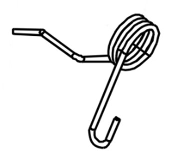 Sprężyna powrotna dźwigni sprzęgła, Orec 80-1417-973-10