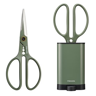 FISKARS Plant Care Nożyczki do roślin z pojemnikiem, Fiskars 1075316