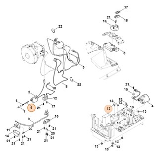 Trzpień, Stihl 60134348600