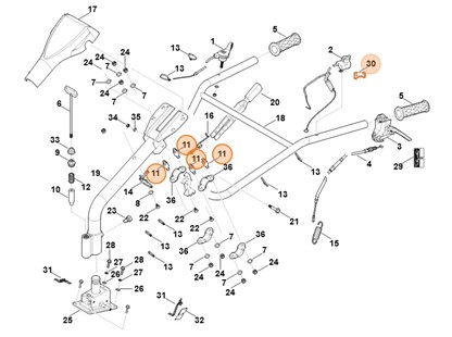 Sworzeń, Stihl 62507188400