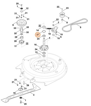 Pierścień uszczelniający 23x1,5, Stihl 96459457699