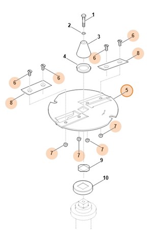 Tarcza noża, Stihl 69037005102