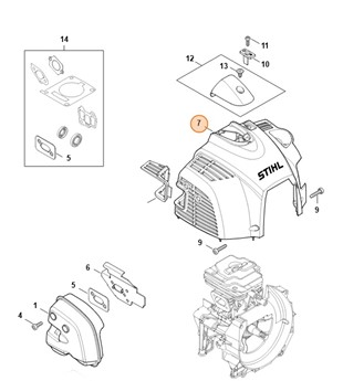 Pokrywa, Stihl 41470801612