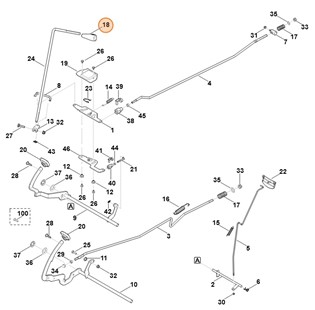 Uchwyt, Stihl 61707036625