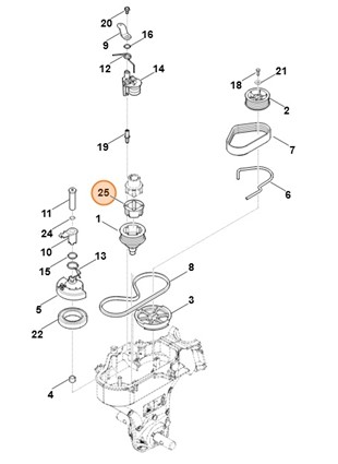 Odbój gumowy, Stihl 62417164600