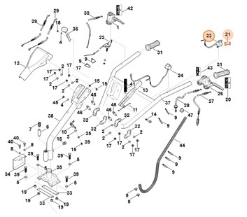 Wyłącznik zatrzymujący, Stihl 62514300201