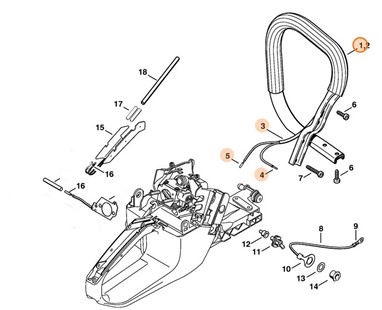 Uchwyt rurowy, Stihl 11357901702