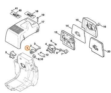 Element napinający, Stihl 41191827600