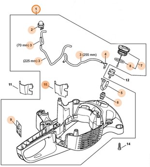 Korpus rękojeści, Stihl 42427901006