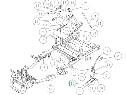 Cięgno noża, Orec 0322-75110 
