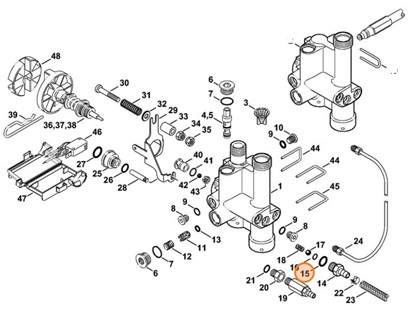 Okrągły pierścień uszczelniający 10,1x1,6, Stihl 96459457536