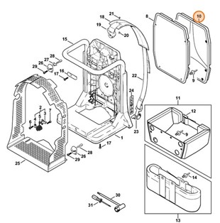 Wykładzina barkowa, Stihl 42037908001