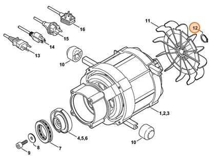 Pierścień zabezpieczający, Stihl 47756020500