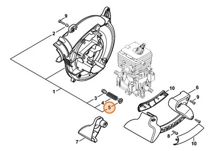Zatyczka antywibracyjna, Stihl 42417922900