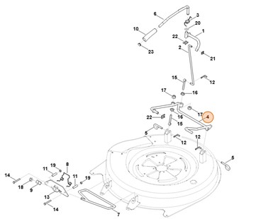 Zawieszenie, Stihl 61407607801
