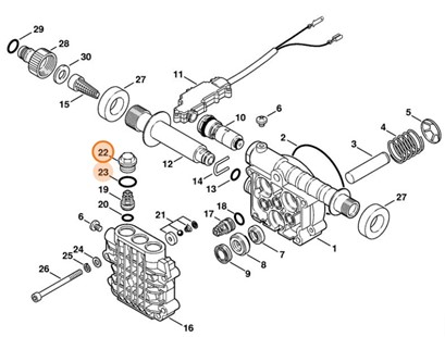 Śruba zamykająca, Stihl 47377002300