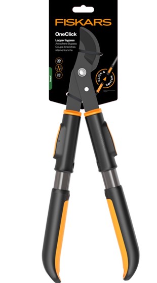 Głowica sekator nożycowy ogrodowy z odczepianymi uchwytami OneClick, Fiskars 1082707