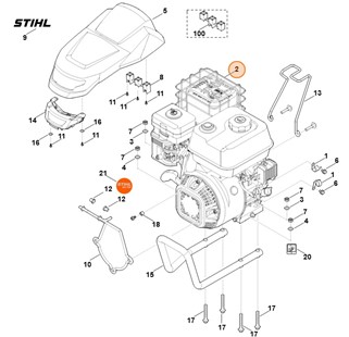 Spalinowy silnik benzynowy EHC 700.0 (EHC700-0002), Stihl 62510111810