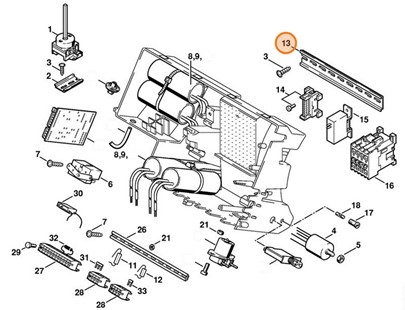 Szyna nośna 225 mm, Stihl 47244370910