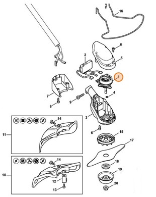 Silnik elektryczny V/ Hz, Stihl 48636000201