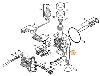 Korpus pompy, Stihl 47757004000