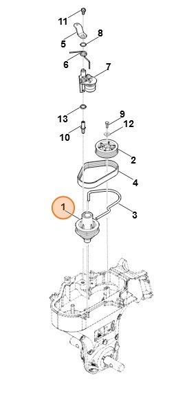 Koło pasowe, Stihl 62417111200