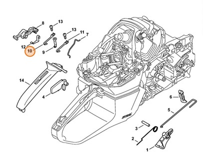 Sprężyna zestykowa, Stihl 11424421606