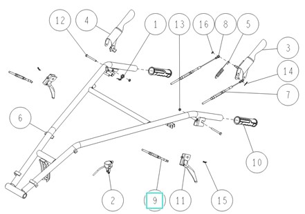 Linka sprzęgła bocznego, Orec 0334-70800