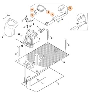 Zestaw modyfikujący stację ładującą (EUR), Stihl 63010071030