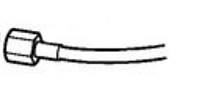 Wąż wysokociśnieniowy DN 2, 800 mm, Stihl 47525200601