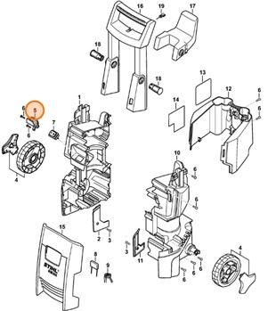 Ściągacz do wizania kabli, Stihl 47874312500